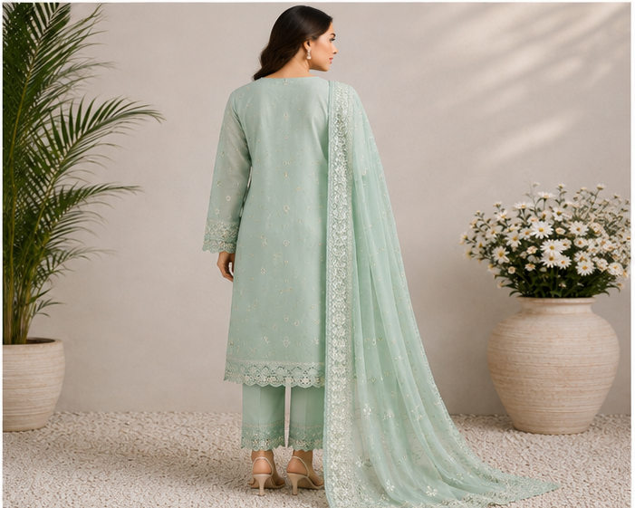 Elegant Bloom 3-Piece Suit - Image 4