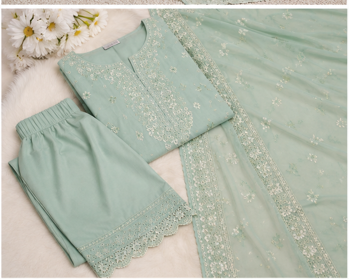 Elegant Bloom 3-Piece Suit - Image 2