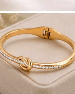 Golden Knot Bangle