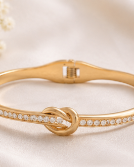 Golden Knot Bangle